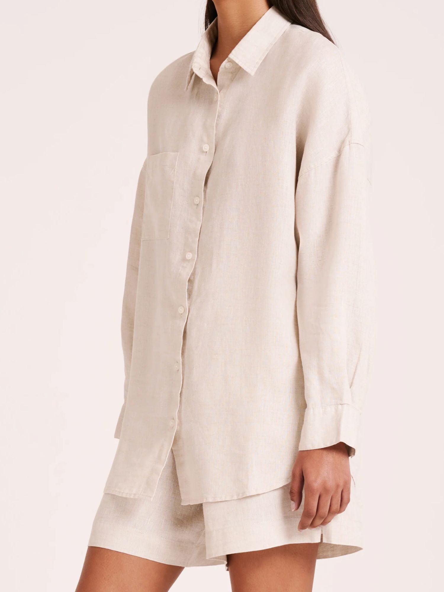 Lounge Heritage Linen Shirt | Natural