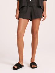 Lounge Linen Short | Coal