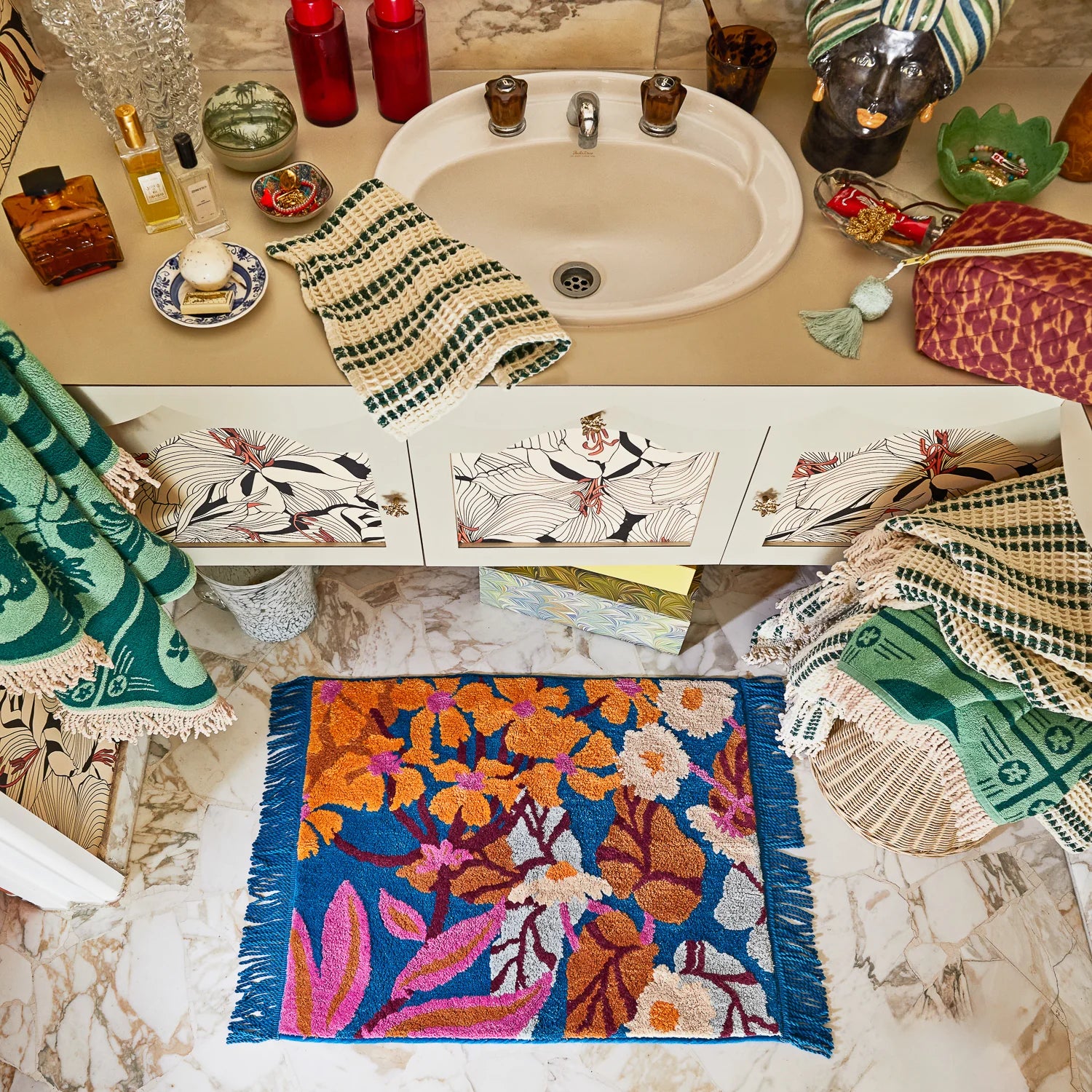 Genevieve Bath Mat | Capri