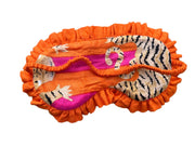 Orange & Pink Tiger Eye Mask