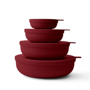 Styleware - 4 Piece Nesting Bowls | Merlot