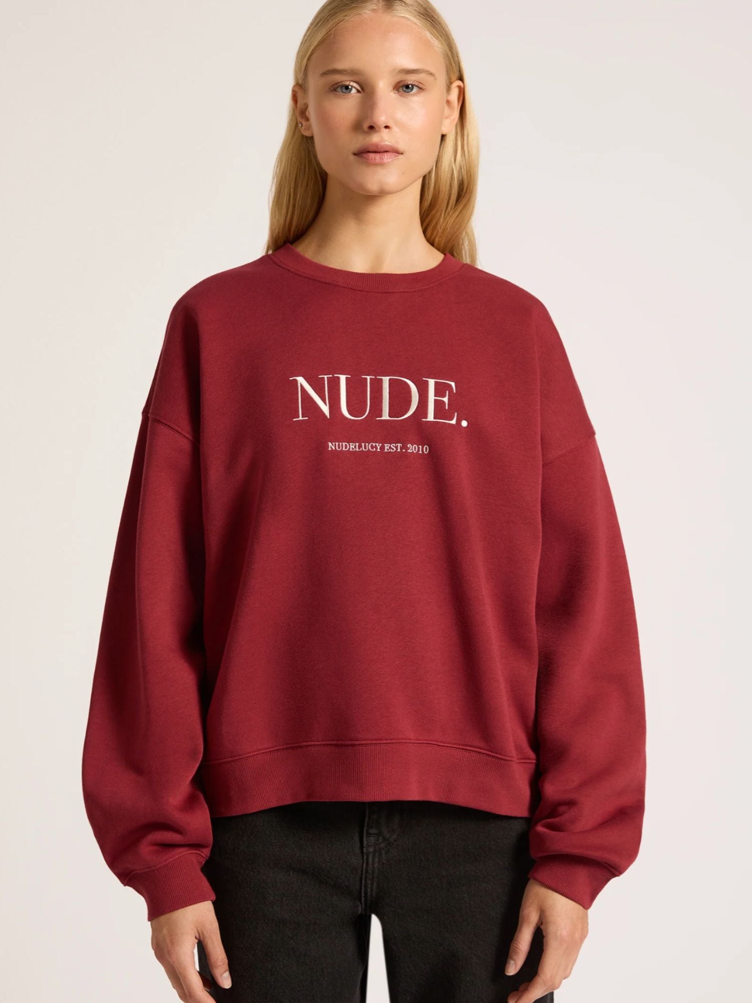 Nude Signature Sweat | Berry