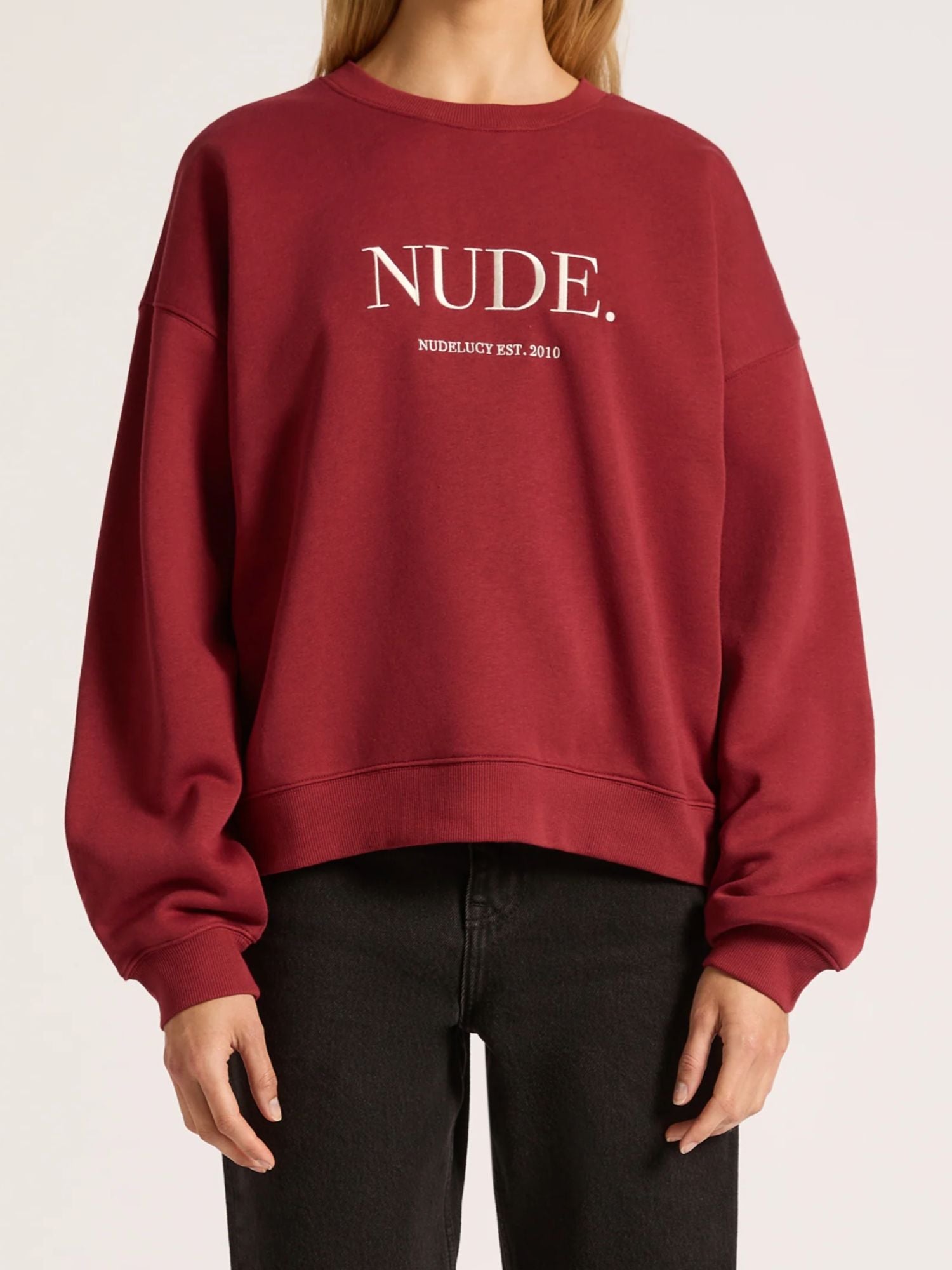 Nude Signature Sweat | Berry