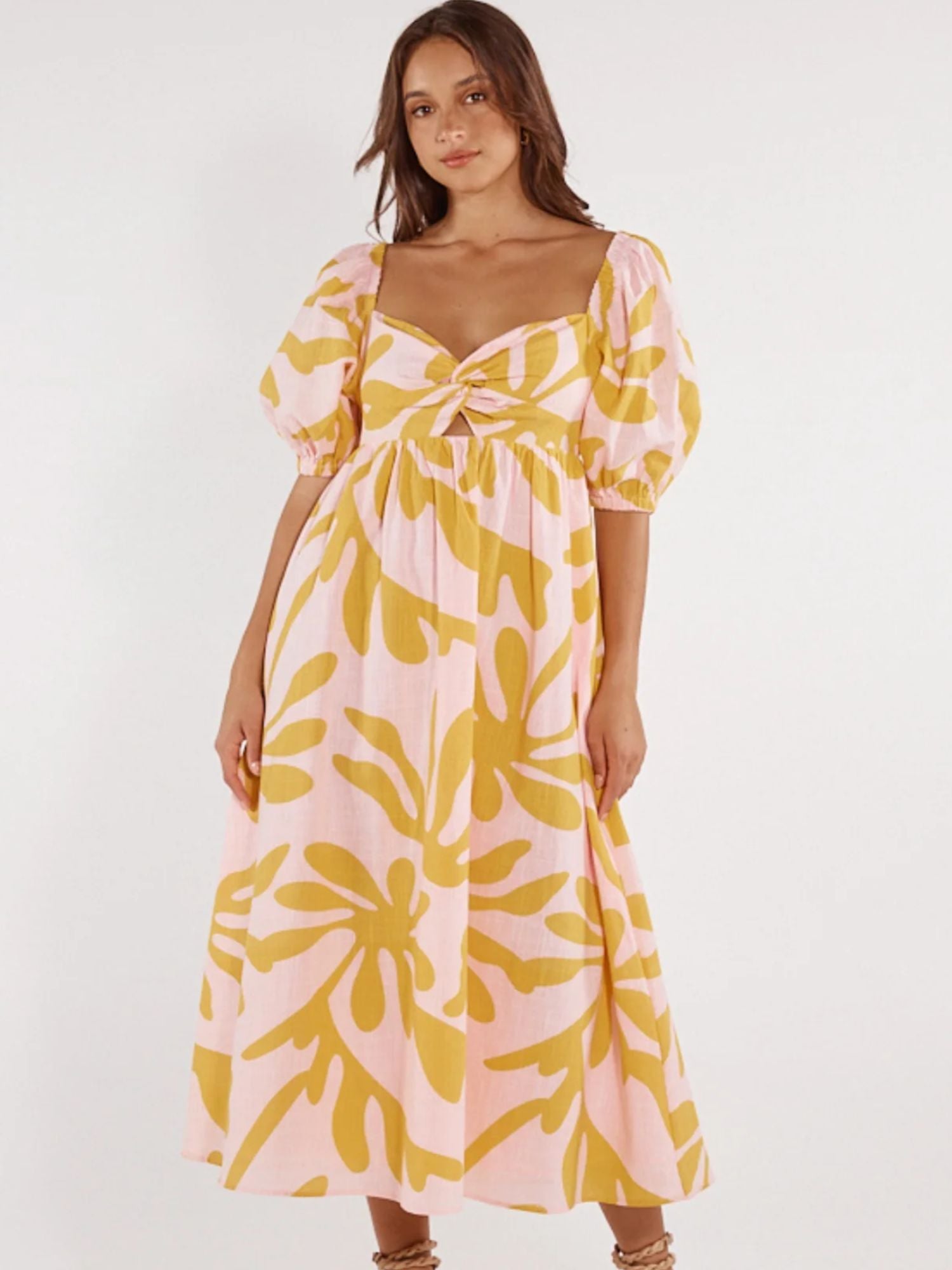 Paloma Midi Dress | Palma Print