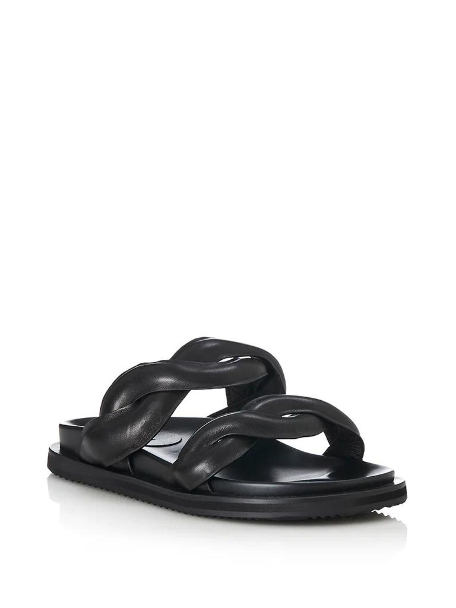 Pantone Sandal | Black Leather