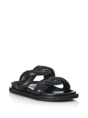 Pantone Sandal | Black Leather