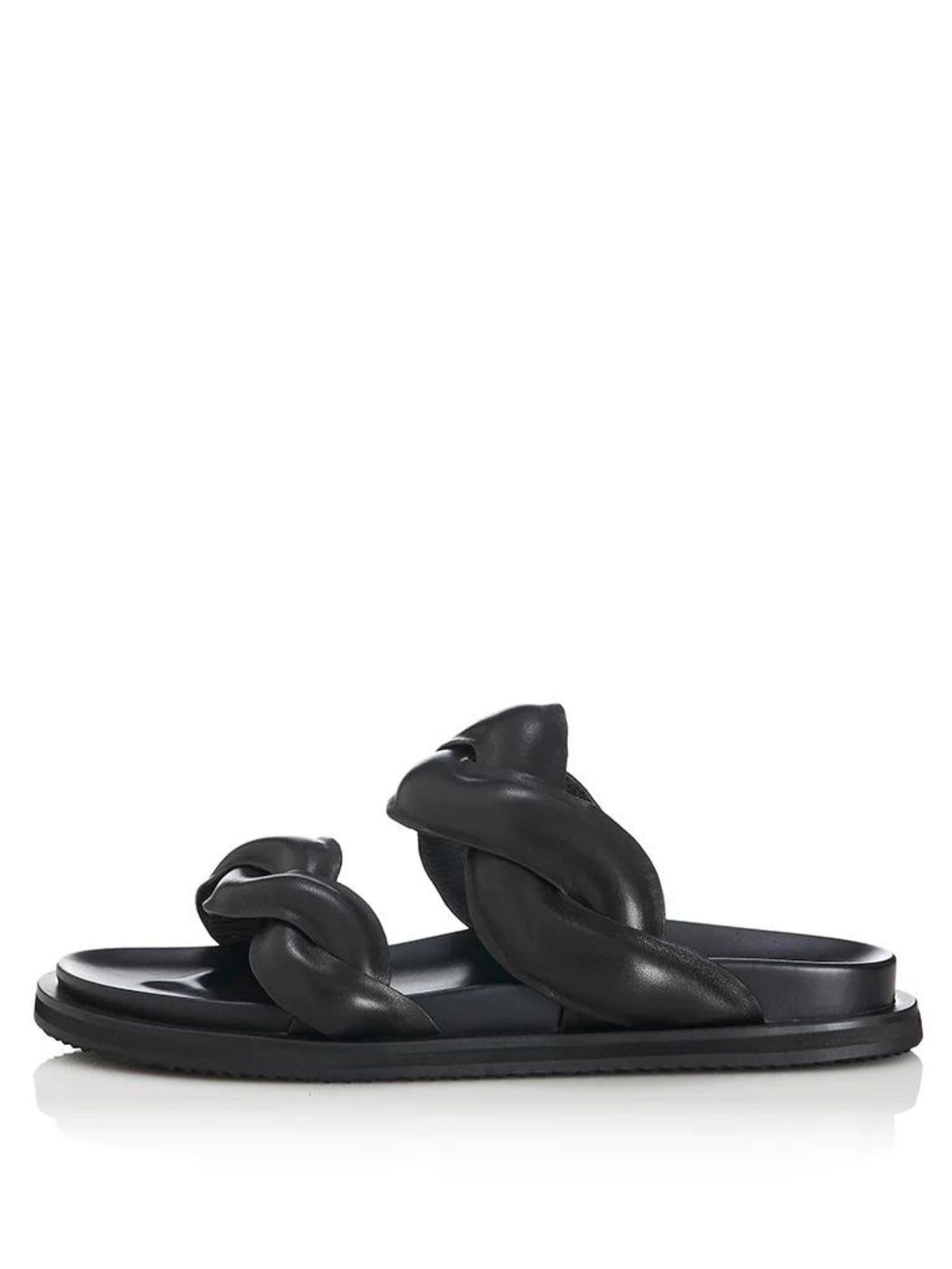 Pantone Sandal | Black Leather