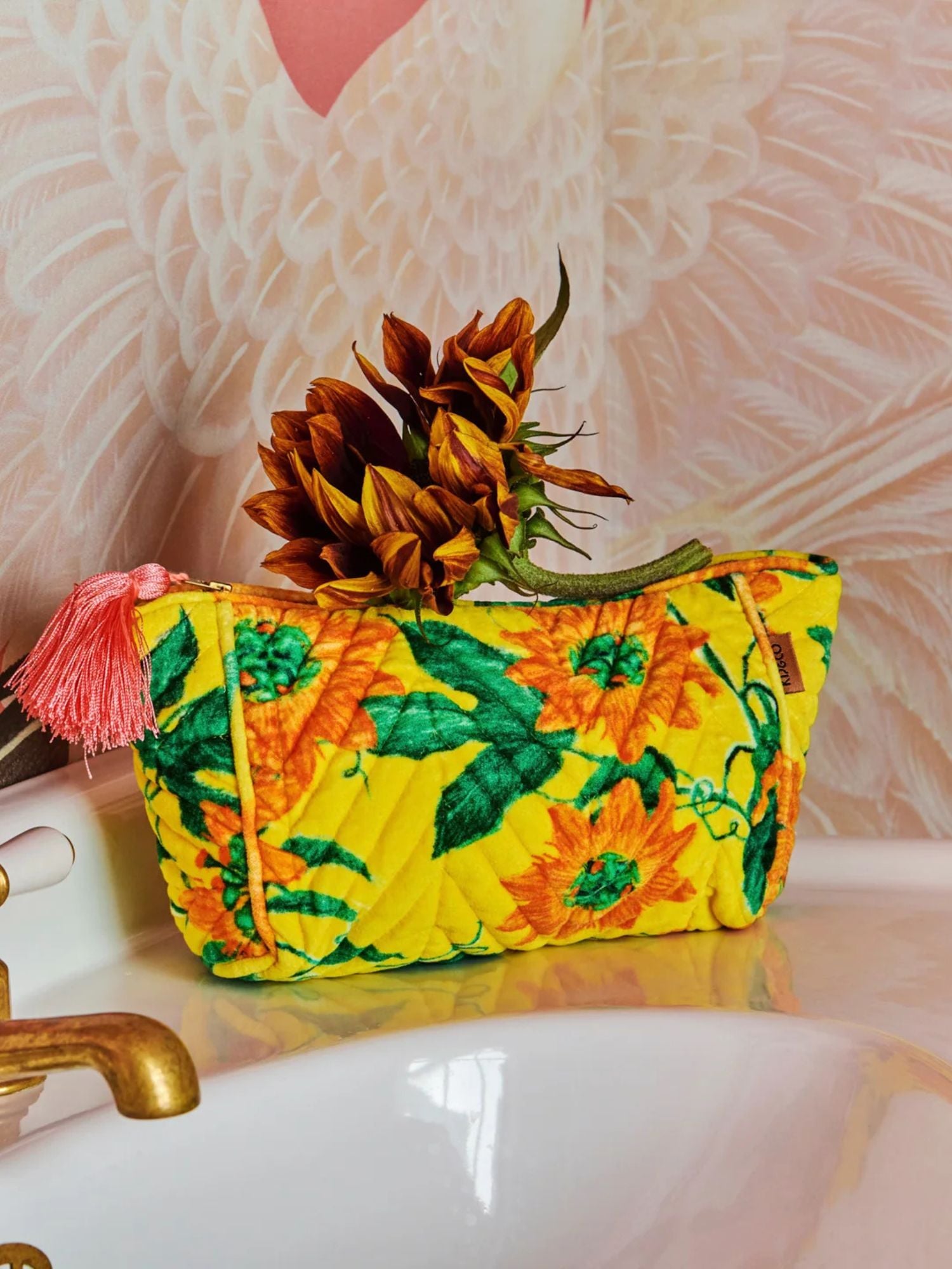 Kip & Co - Passiona Velvet Toiletry Bag