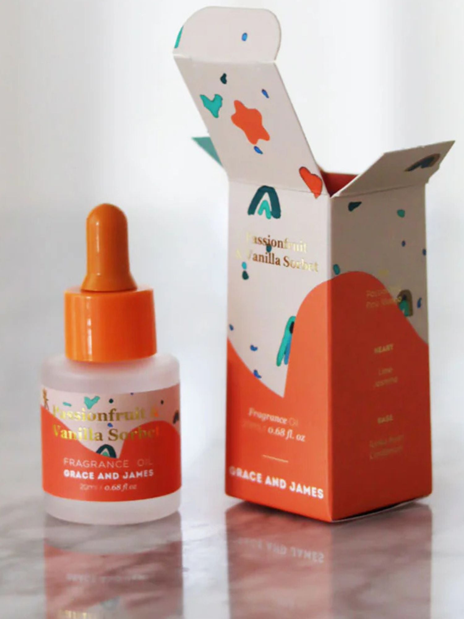 Grace & James Bloom Felt Air Freshener |  Passionfruit & Vanilla Sorbet