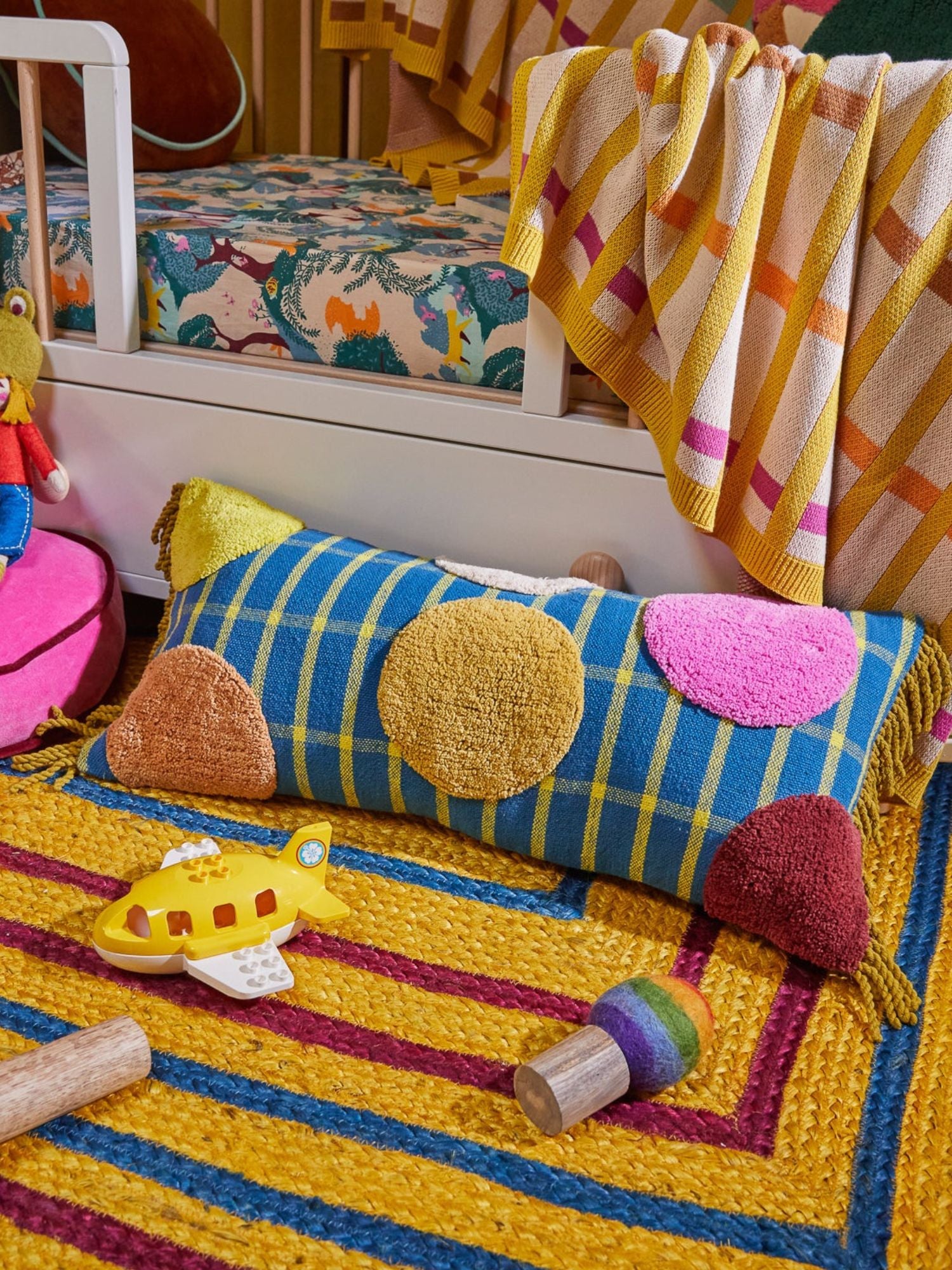 Remi Tufted Cushion - Capri