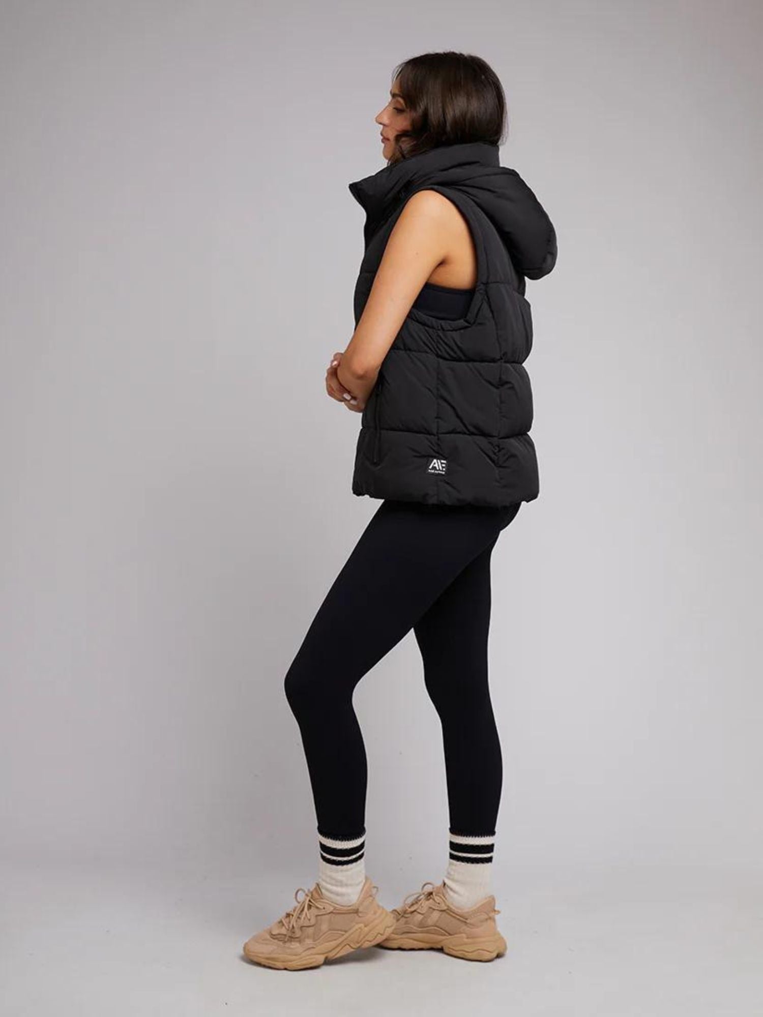 Remi Luxe Puffer Vest | Black