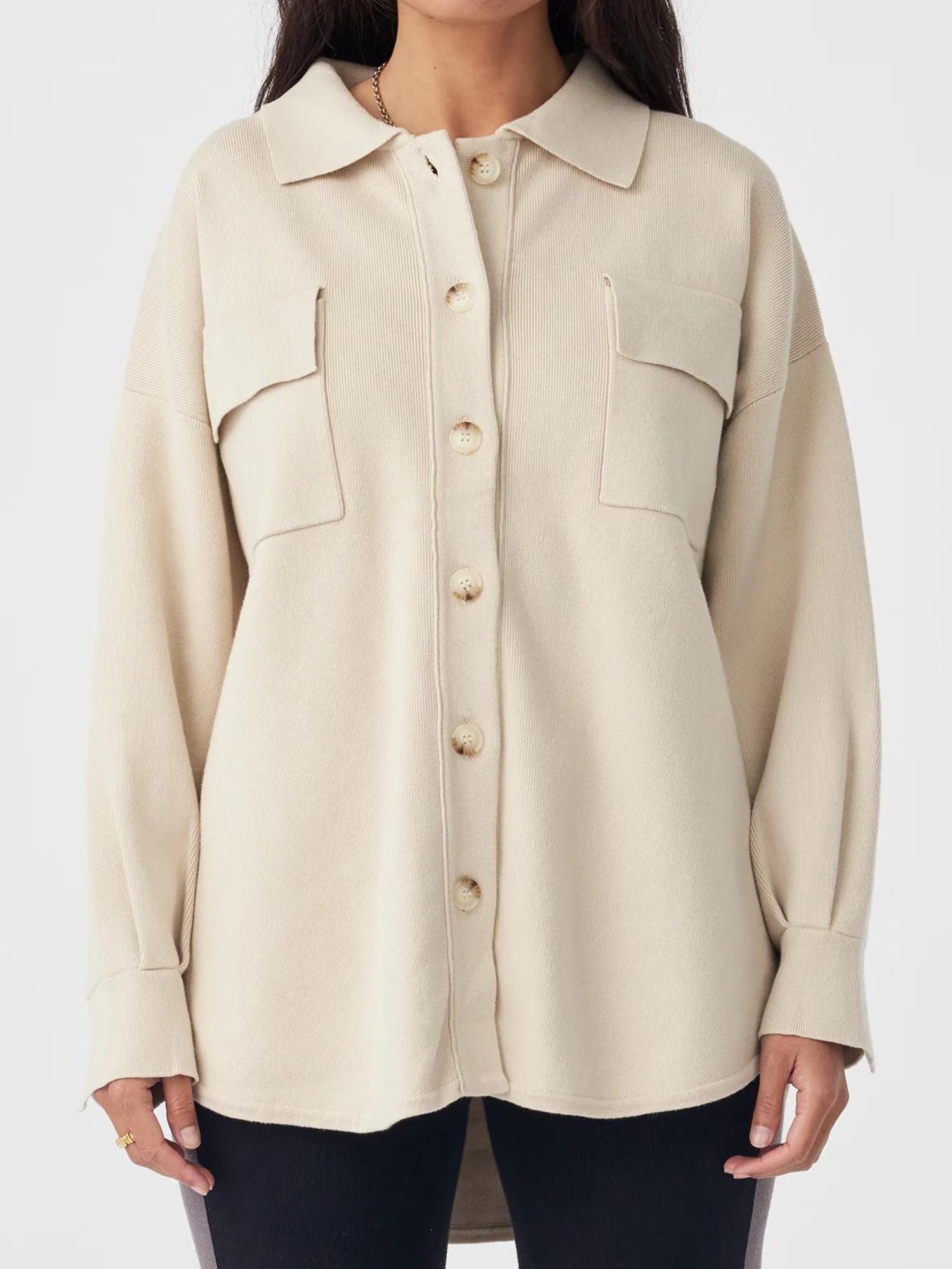 Remy Shirt Jacket | Sand