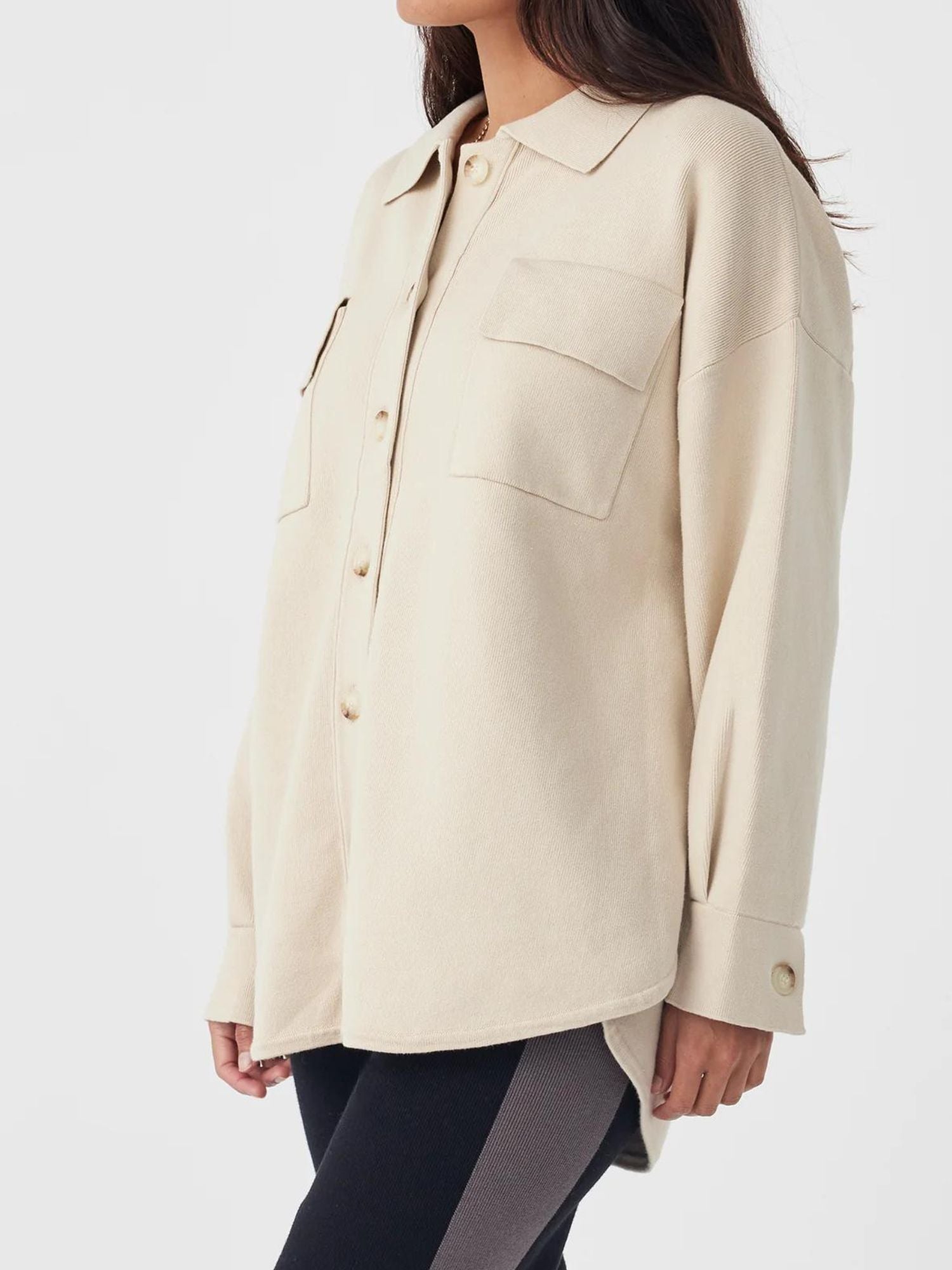 Remy Shirt Jacket | Sand