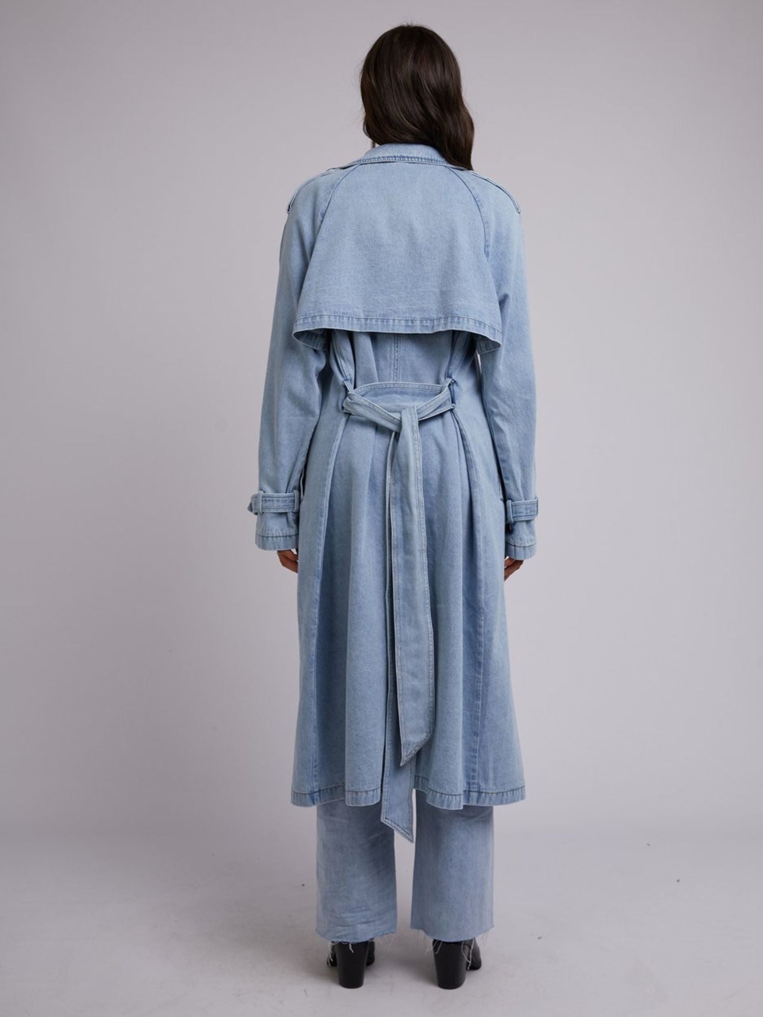 Rio Trench Coat | Denim