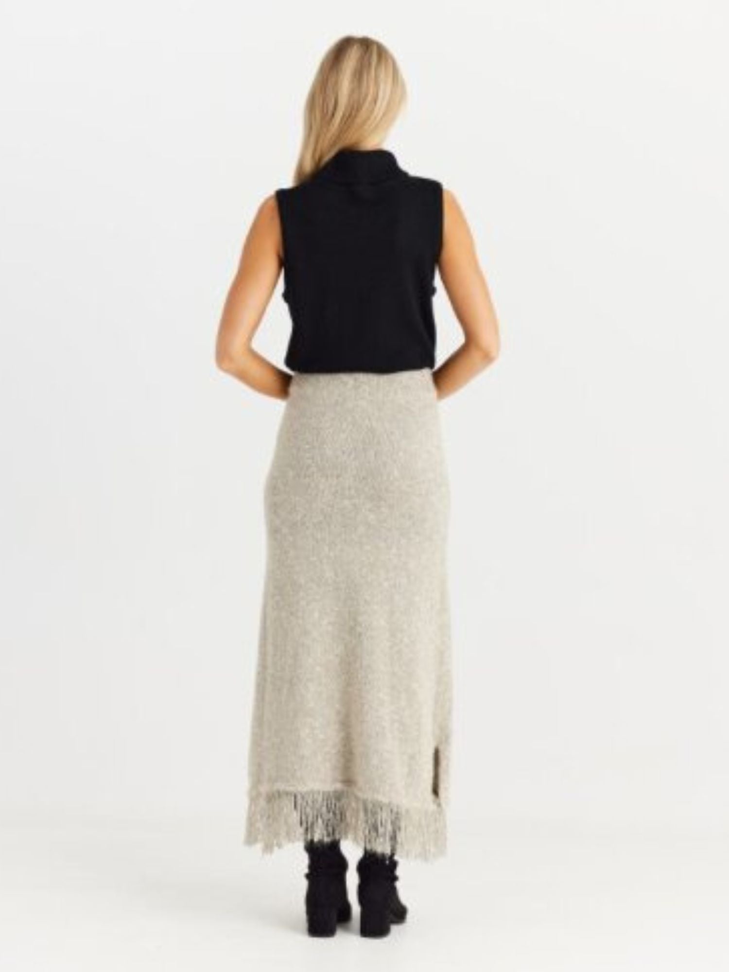 Seville Knit Skirt | Natural