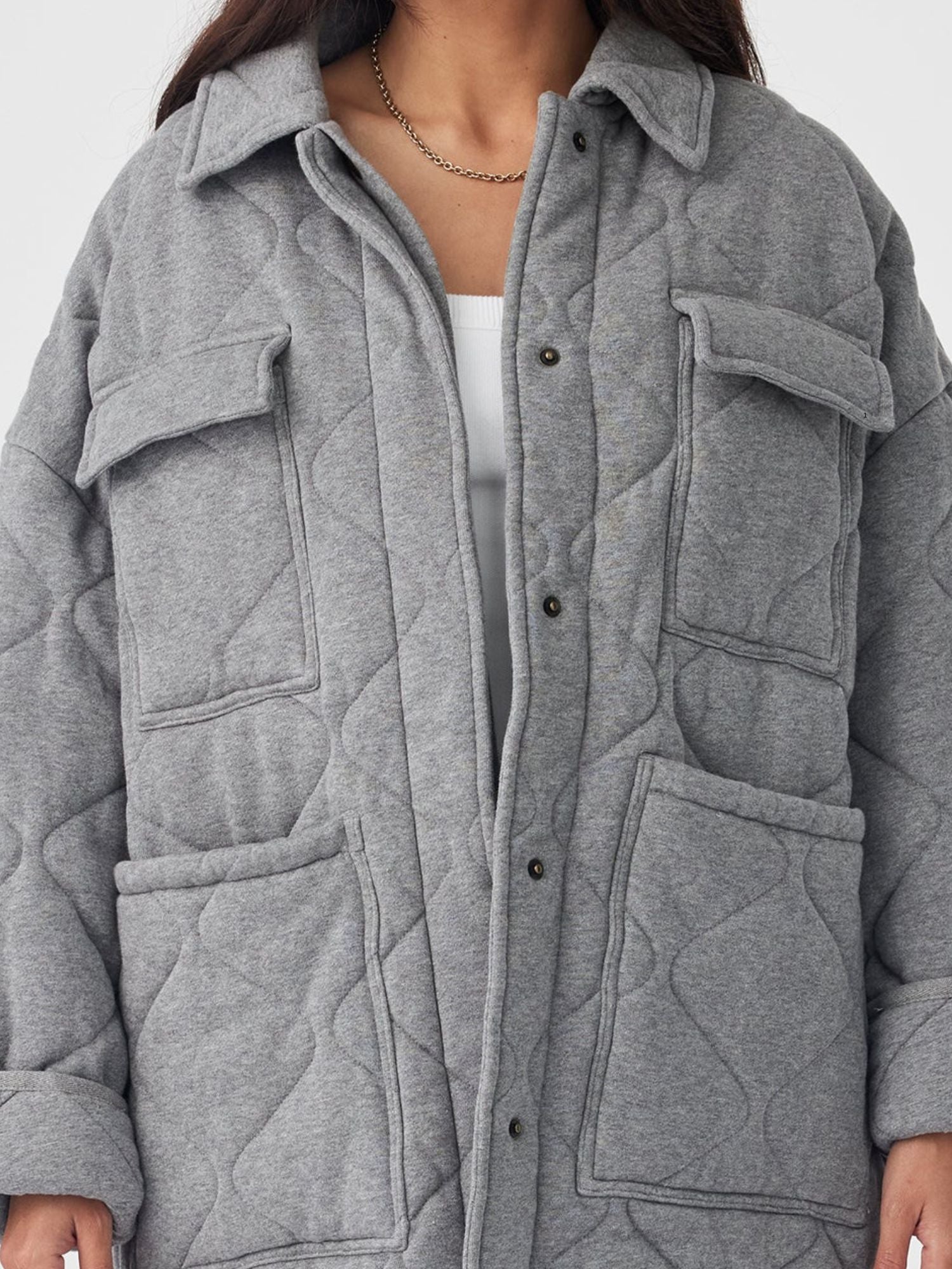 Sia Jacket | Dark Grey Marle