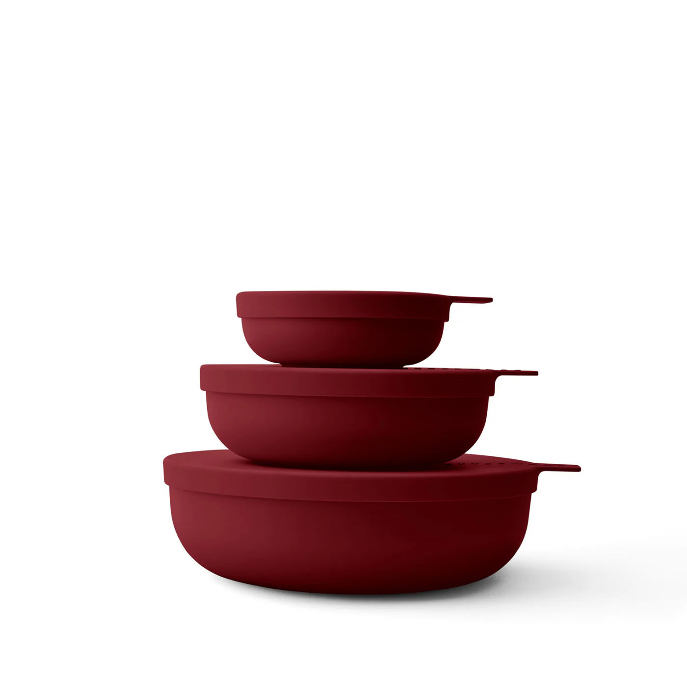 Styleware - 3 Piece Nesting Bowls | Merlot