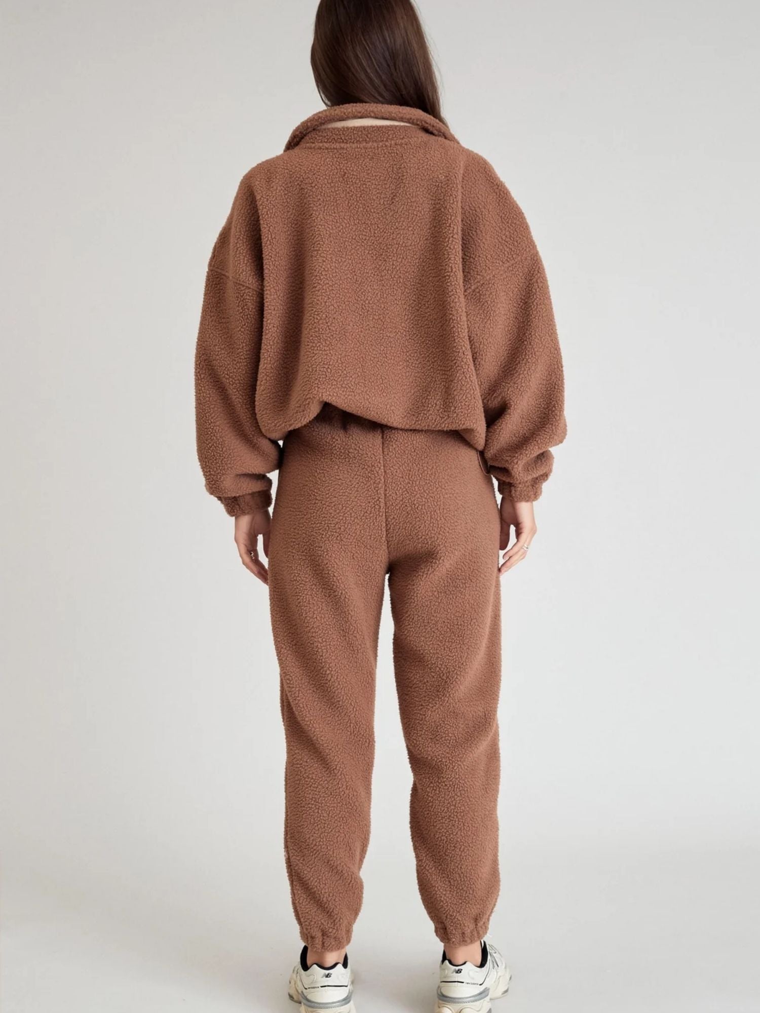 Teddy Fleece Pant | Chocolate