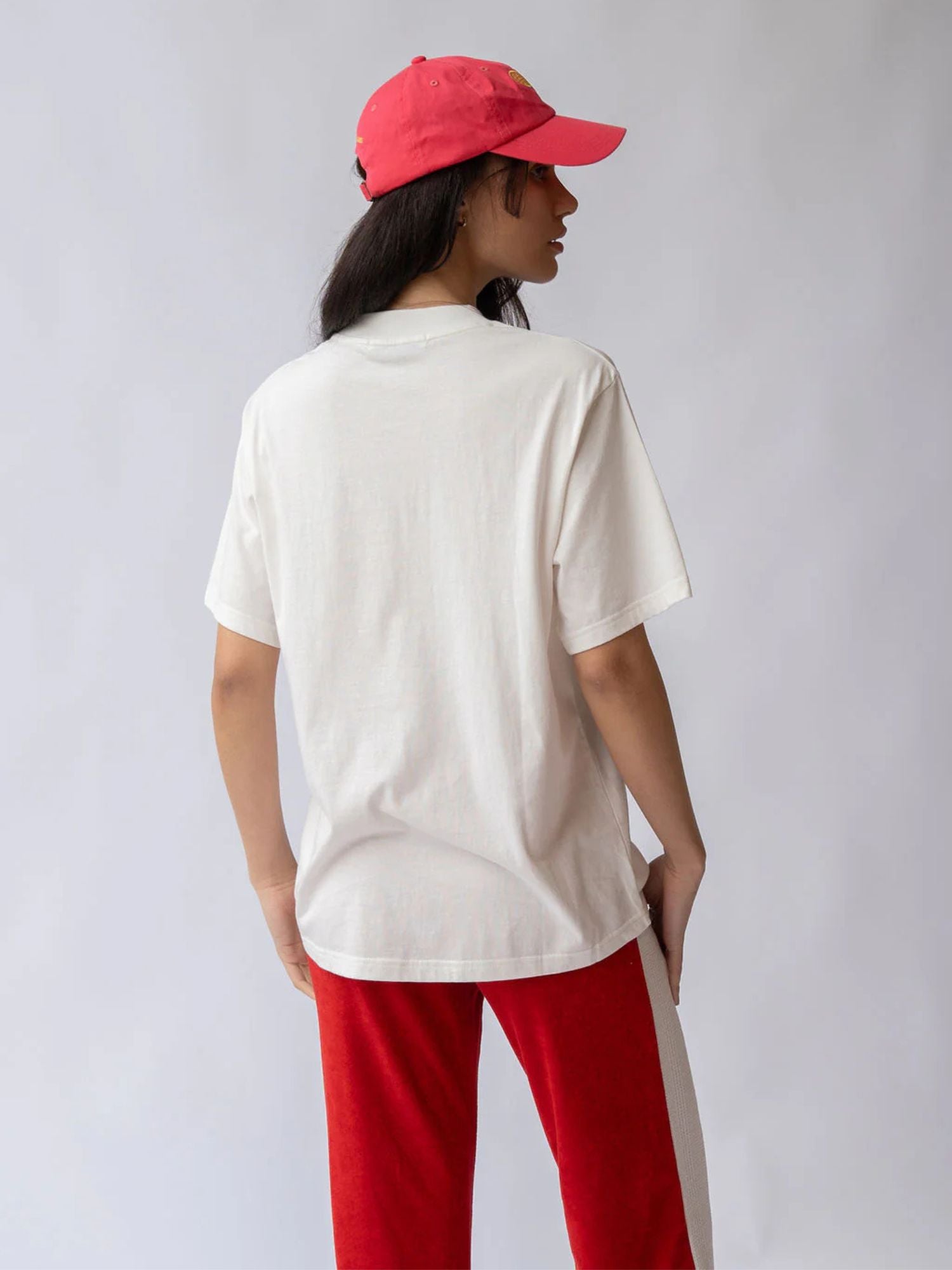 Araminta James French Tennis Tee | Warm White