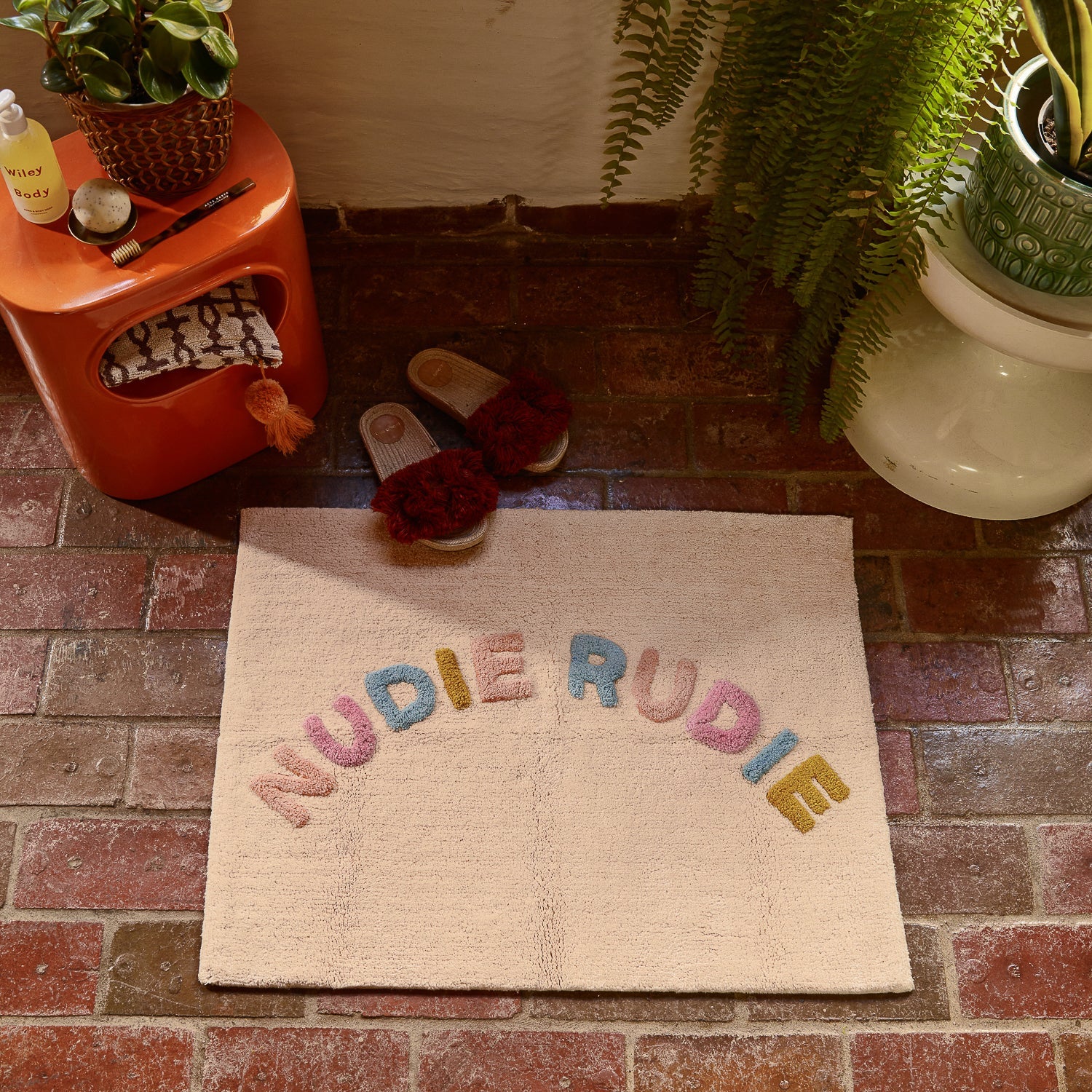 Tula Nudie Rudie Bath Mat | Tigre