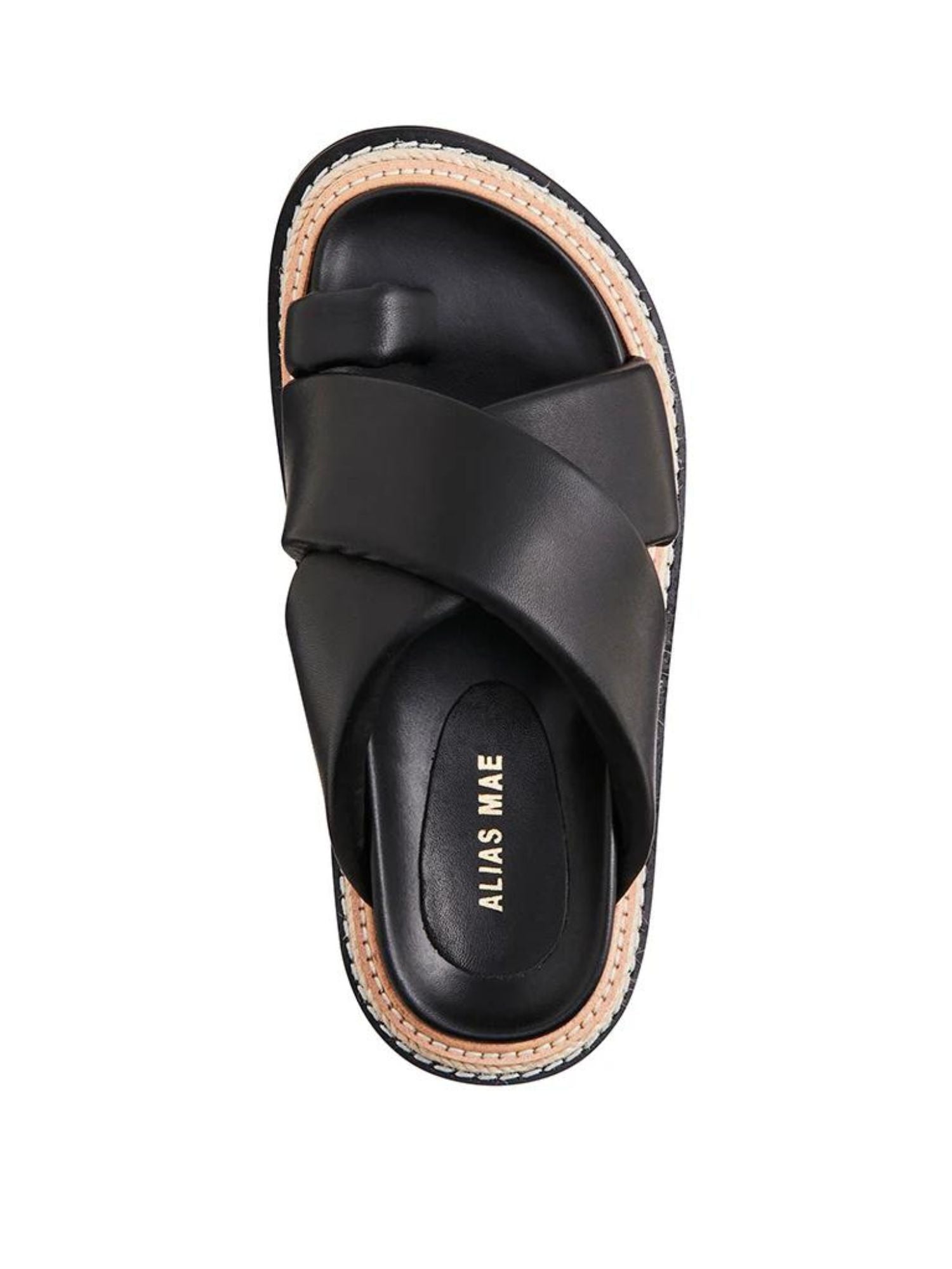 Alias Mae Venga Sandal | Black Leather