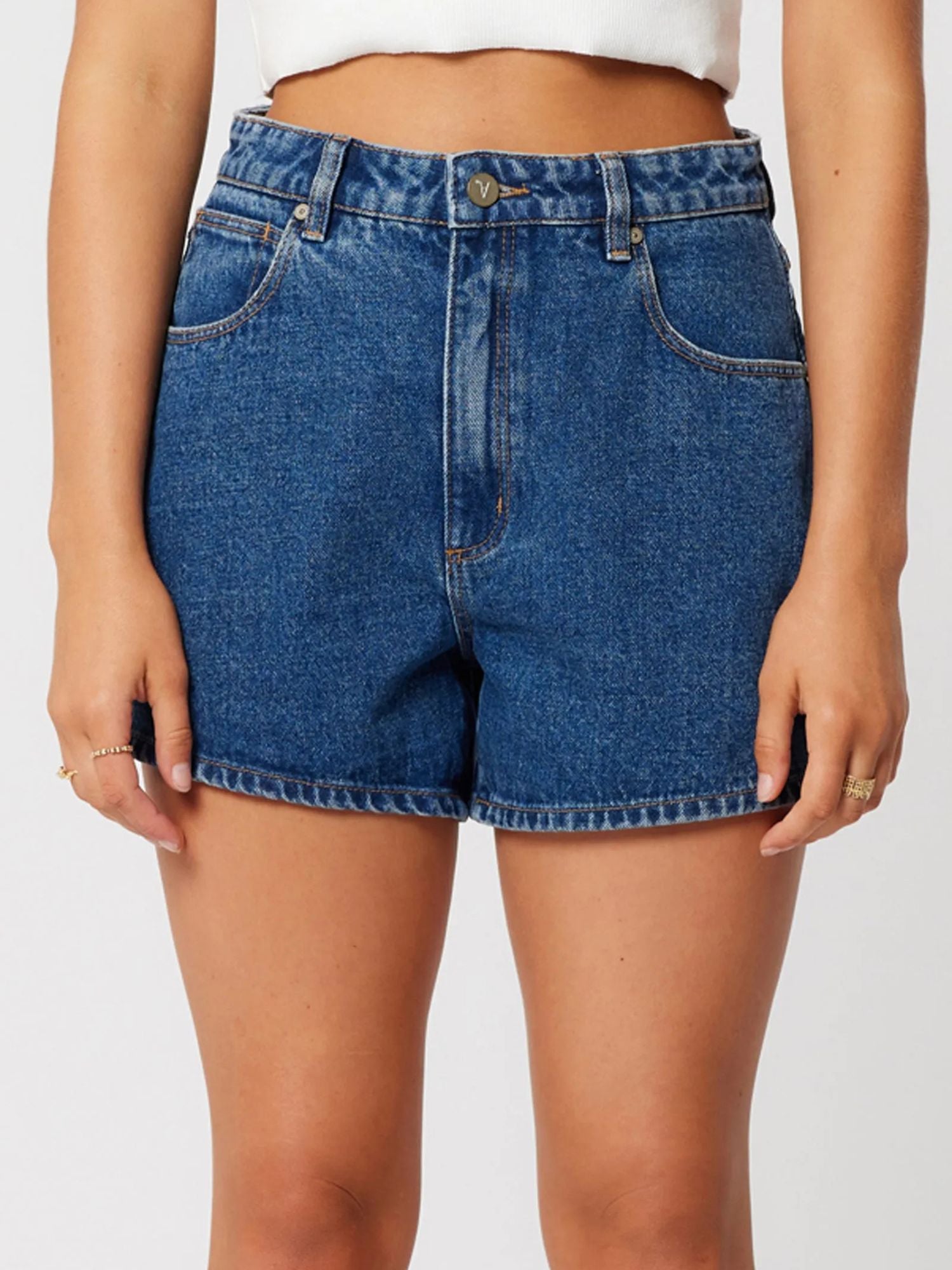 Abrand - Venice Short Bella | Mid Blue