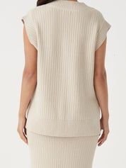 Vera Knit Vest | Sand