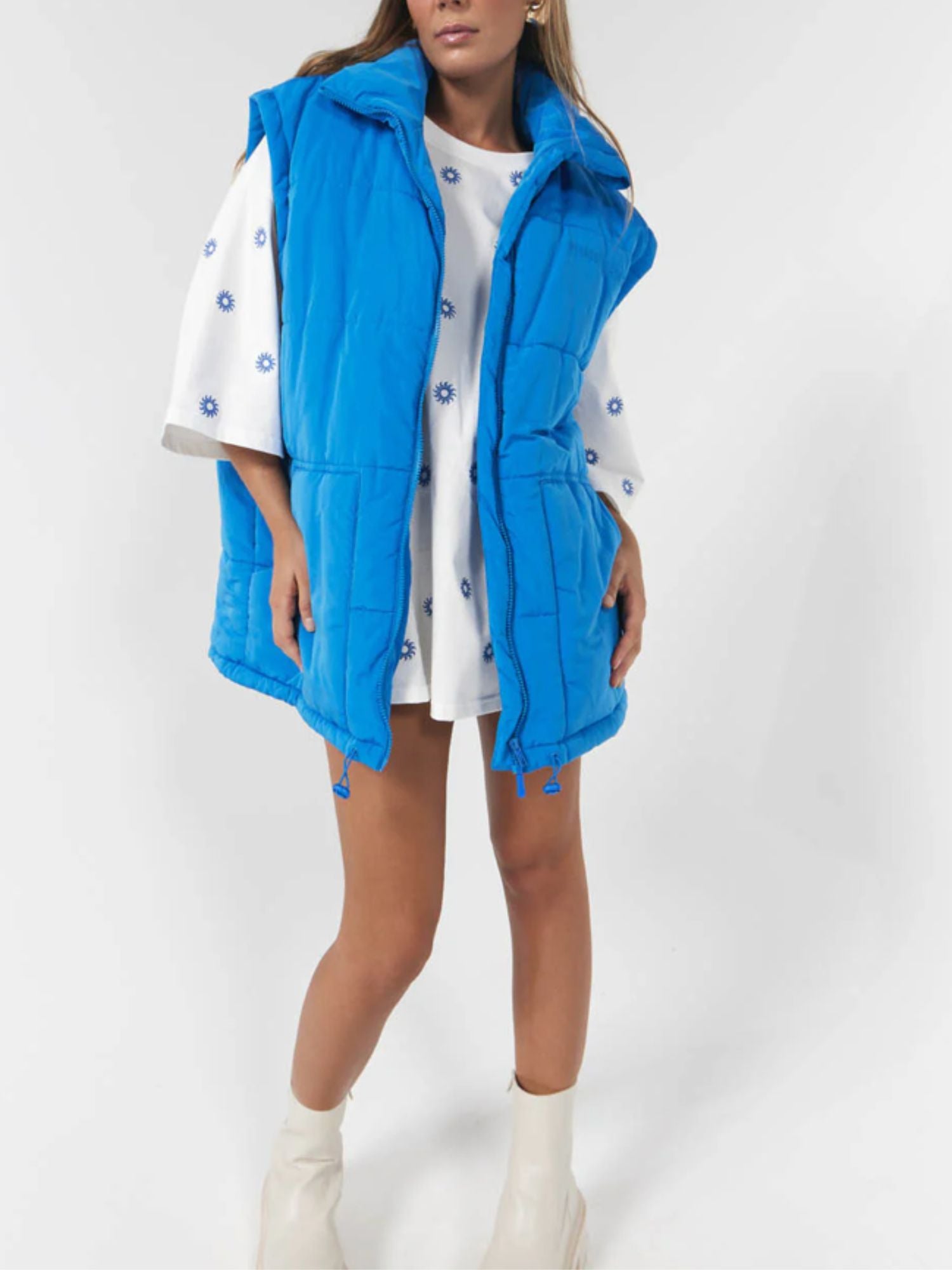 La Boheme Girls Quinn Puffer | Cobalt