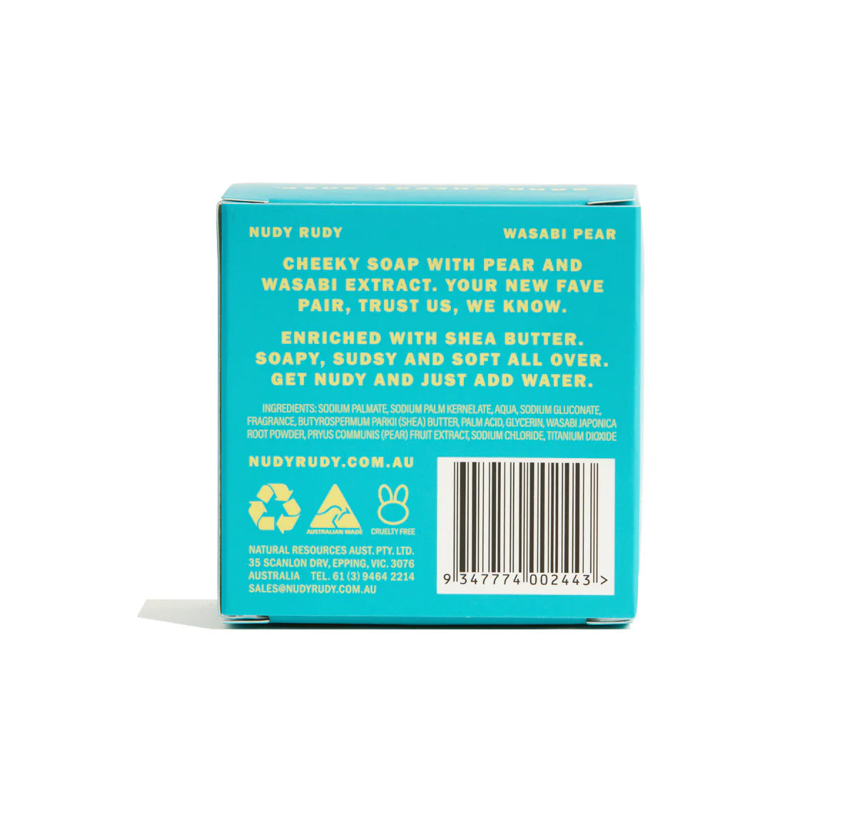 Wassabi Pear Bar Soap Puck