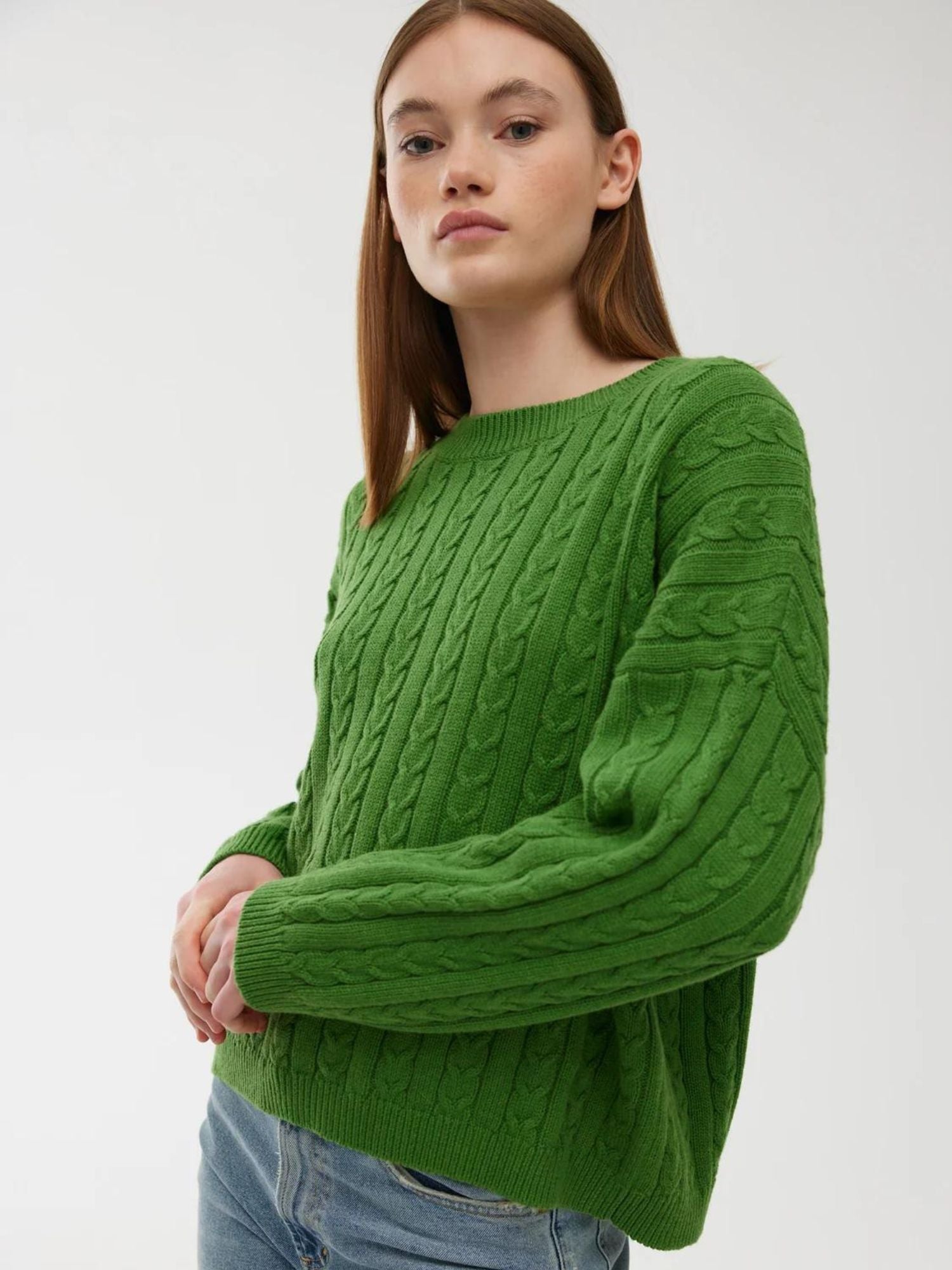 Willa Cable Knit | Jungle