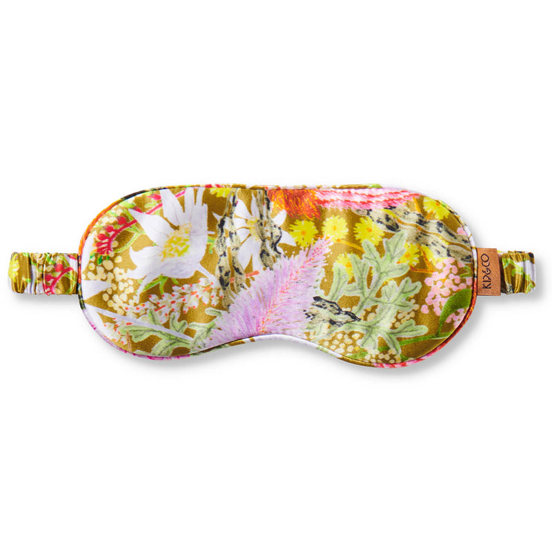 Kip & Co- Native Silk Eye Mask OS